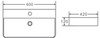 ULTRA SLIM RECTANGLE ABOVE COUNTER/WALL HUNG BASIN 600*420*135mm