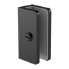 SHOWER U BRACKET 10MM GLASS - MATTE BLACK