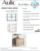 AINSLEY WALL HUNG VANITY 750mm