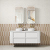RAMEE FLUTED CURVED WALL HUNG VANITY 1500mm (S/D)