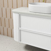 RAMEE FLUTED CURVED WALL HUNG VANITY 750mm