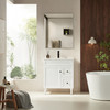 HARRINGTON FREESTNDING VANITY ON LEGS 750mm RIGHT DRAWS- MATTE WHITE 