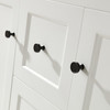 HARRINGTON FREESTNDING VANITY ON LEGS 900mm RIGHT DRAWS- MATTE WHITE 