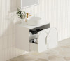 LAGUNA MARK II VANITY 750MM - SATIN WHITE 