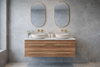 SPOTTED GUM WALL HUNG VANITY 4D 1500