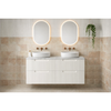 ALEXANDRA MATTE WHITE WALL HUNG VANITY 4D 1200