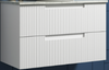 ALEXANDRA MATTE WHITE WALL HUNG VANITY DD 600
