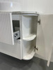 ALEXANDRA - CURVED - MATTE WHITE WALL HUNG VANITY 4D 1800