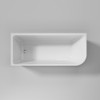 Modica 1400 Left Corner Bath Gloss White