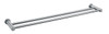 SAMANTHA 750 DOUBLE TOWEL RAIL - BRUSHED NICKEL