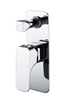 EDEN WALL MIXER WITH DIVERTER - CHROME