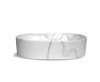 QUAY OVAL BASIN 500x340x120 - MATTE CARRARA