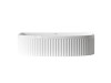 ARCHIE 415x365x100 ARCH FLUTED BASIN - GLOSS WHITE 