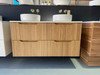 SAGE NATURAL OAK FLUTED VANITY 4D 1200 