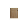 MINI HARTELLE FLUTED WALL HUNG - HARVEST OAK