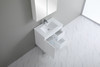 POLAR PVC FLOOR MOUNT VANITY 750mm