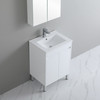 POLAR PVC FLOOR MOUNT VANITY 600mm