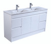 POLAR PVC FLOOR MOUNT VANITY - SINGLE BASIN - 1500mm