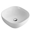 QUBIX SOFT SQUARE BASIN 370x370x120mm - GLOSS WHITE