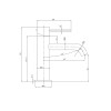 OTUS SLIMLINE SS BASIN MIXER BRUSHED COPPER