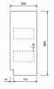 YORK SLIMLINE FLOOR STANDING VANITY 750mm