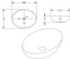ORIA OVAL BASIN - MATTE WHITE