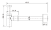 40MM BOTTLE TRAP TO SUIT 32MM WASTE - ANTIQUE BRASS