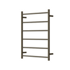 MIRAGE 6 BAR HEATED TOWEL RAIL 600MM X 800MM - ANTIQUE BRASS