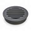 STANDARD BRASS ROUND FLOOR WASTE 100mm MATTE BLACK