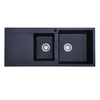 RIA ONE & HALF BOWL GRANITE SINKRIGHT HAND BOWL1160 X 500 X 208/183MM - 30L + 18L