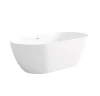 ATTICA MANOLO 1400 GLOSS WHITE BATH WITH OVERFLOW