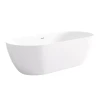 ATTICA MANOLO 1700 MATTE WHITE BATH WITH OVERFLOW