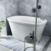 ROTONDO 1200 FREESTANDING BATH GLOSS WHITE