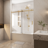 FRANKLIN FRAMELESS SLIDING BATH SCREEN DOOR