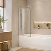 HUMPHREY DOUBLE SWIVEL BATH SCREEN