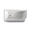MODICA 1700 LEFT CORNER BATH GLOSS WHITE