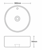 LUNA OVERFLOW BASIN MATTE WHITE