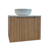 WILLOW NATURAL OAK FLUTED VANITY - 600 