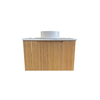 WILLOW NATURAL OAK FLUTED VANITY - 750