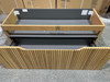 WILLOW NATURAL OAK FLUTED VANITY - 1200 Single Drawer