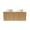 WILLOW NATURAL OAK FLUTED VANITY 1200 DD
