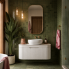 GRACE CURVED FLUTED WALL HUNG VANITY 900