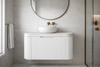 GRACE CURVED FLUTED WALL HUNG VANITY 900