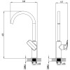 Kara Sink Mixer  Chrome