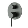 OTUS SLIMLINE WALL DIVERTER MIXER TRIM KIT - GUN METAL
