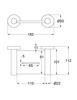 OTUS SLIMLINE SOAP HOLDER - CHROME