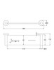 OTUS SLIMLINE SHELF - BRUSHED GOLD