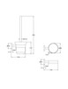 OTUS SLIMLINE TOILET BRUSH - CHROME