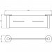 OTUS SHOWER SHELF - MATTE BLACK