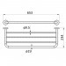 OTUS TOWEL RACK - CHROME